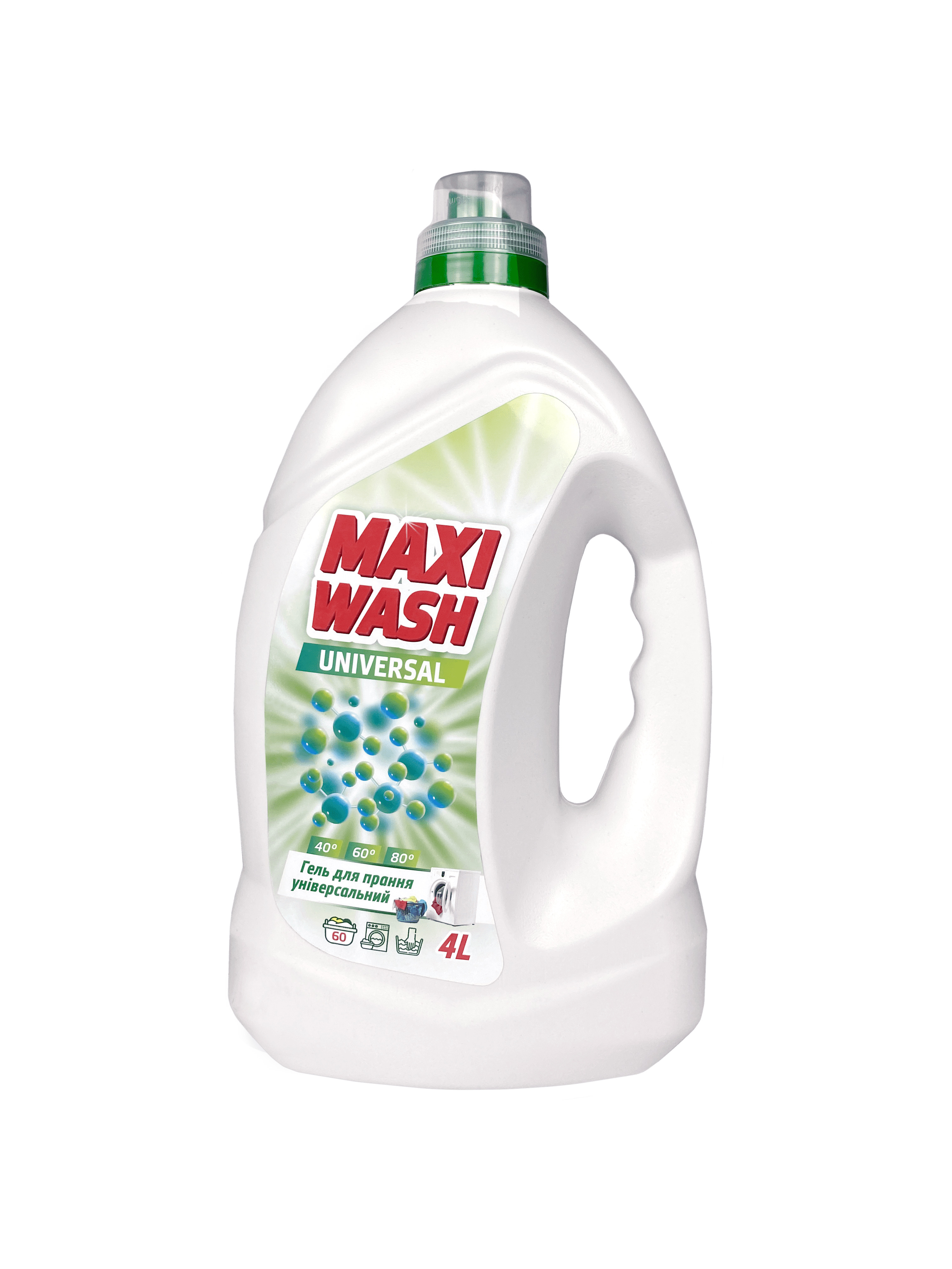 Гель для прання MAXI WASH UNIVERSAL, 4л